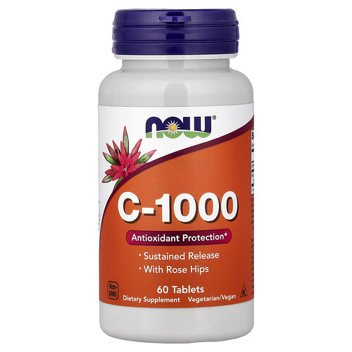Now Foods C-1000, 60 Tablets