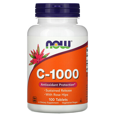Now Foods C-1000, 100 таблеток