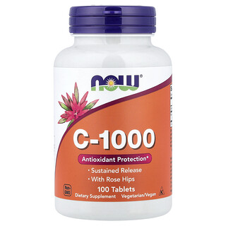 NOW Foods, C-1000 With Rose Hips, 100 Tablets