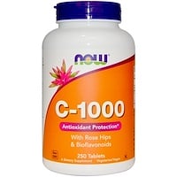 Now Foods C 1000 With Rose Hips And Bioflavonoids 250