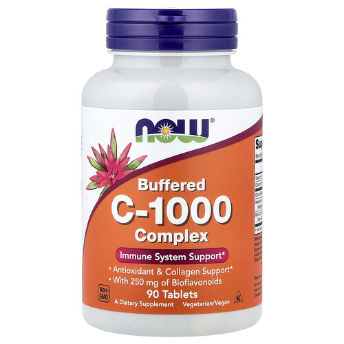 Now Foods Buffered C-1000 Complex, 90 Tablets