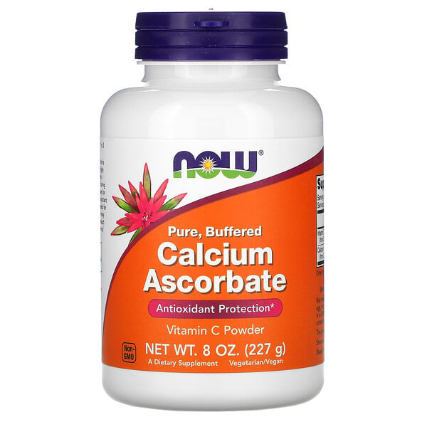 Pure, Buffered Calcium Ascorbate, Vitamin C Powder, 8 oz (227 g)