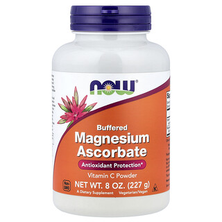 NOW Foods, Буфериран магнезиев аскорбат, витамин С на прах, 8 унции (227 g)