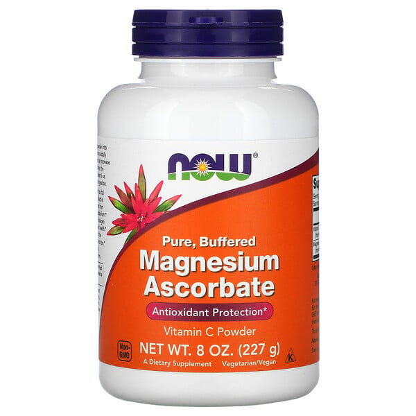 Pure, Buffered, Magnesium Ascorbate, Vitamin C Powder, 8 oz (227 g)