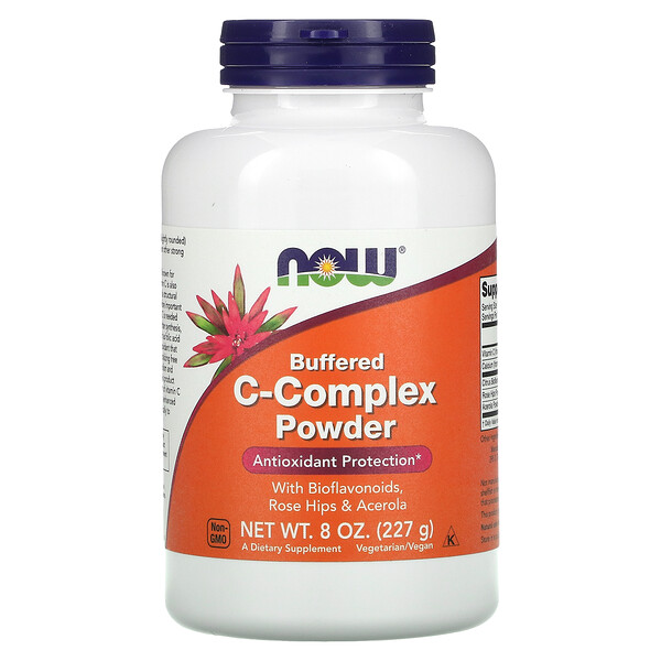 Now Foods, Gepufferter Vitamin-C-Komplex, Pulver, 227 g