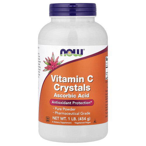 NOW Foods ビタミンC クリスタル、1 lb (454 g)