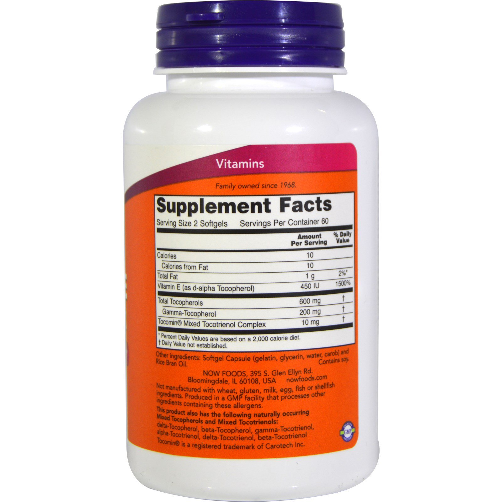 Now Foods, Gamma E Complex, Advanced, 120 Softgels - iHerb