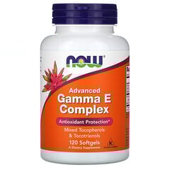 Now Foods, Gamma E Complex, Advanced, 120 Softgels