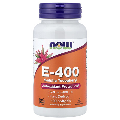 Product Image for NOW Foods, E-400, 268 mg (400 IU), 100 Softgels