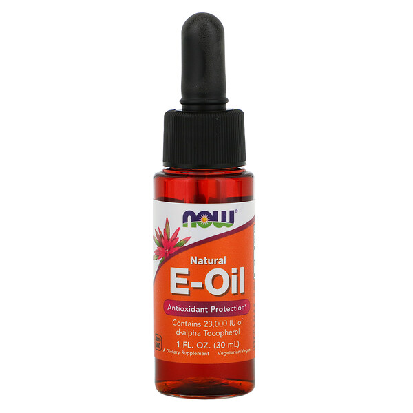 Now Foods, Natürliches E-Öl, Antioxidant Schutz, 1 fl oz (30 ml)