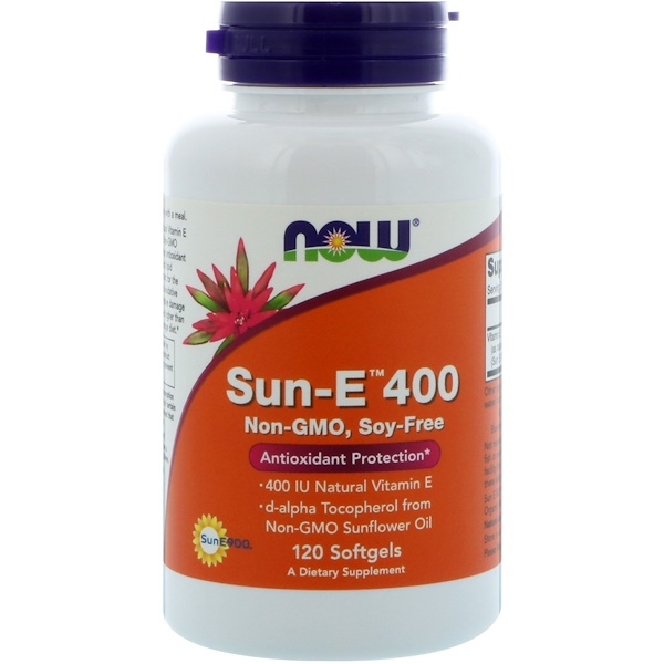 Now Foods, Sun-E 400, 120 Softgels