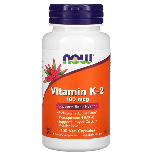 Vitamin K-2, 100 mcg, 100 Veg Capsules