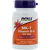 MK-7, витамин K-2, 100 мкг, 60 вегетарианских капсул