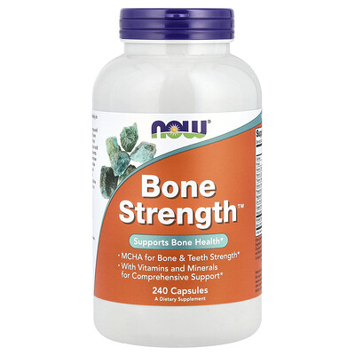 Photos - Vitamins & Minerals Now Foods  Foods, Bone Strength™, 240 Capsules -01229 