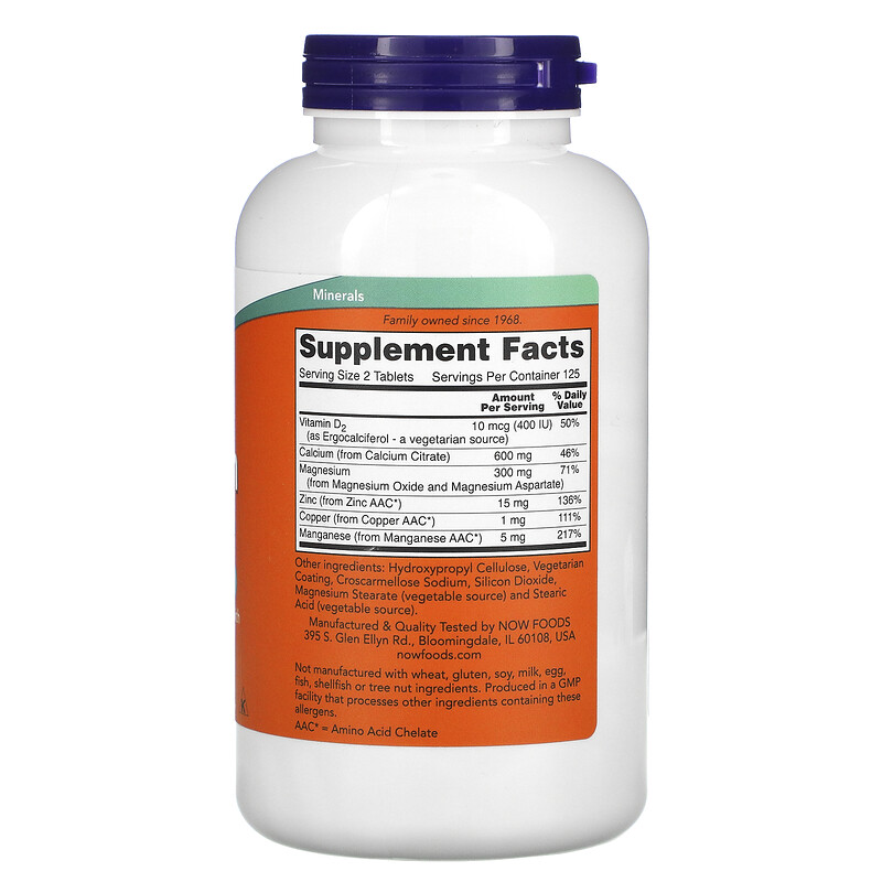 Now Foods, Calcium Citrate, 250 Tablets - iHerb