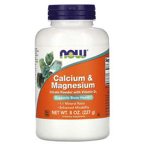 Отзывы о Now Foods, Calcium & Magnesium, 8 oz (227 g)