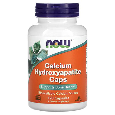 

NOW Foods Calcium Hydroxyapatite Caps 120 Capsules