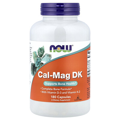 Product Image for NOW Foods, Cal-Mag DK, 180 Capsules