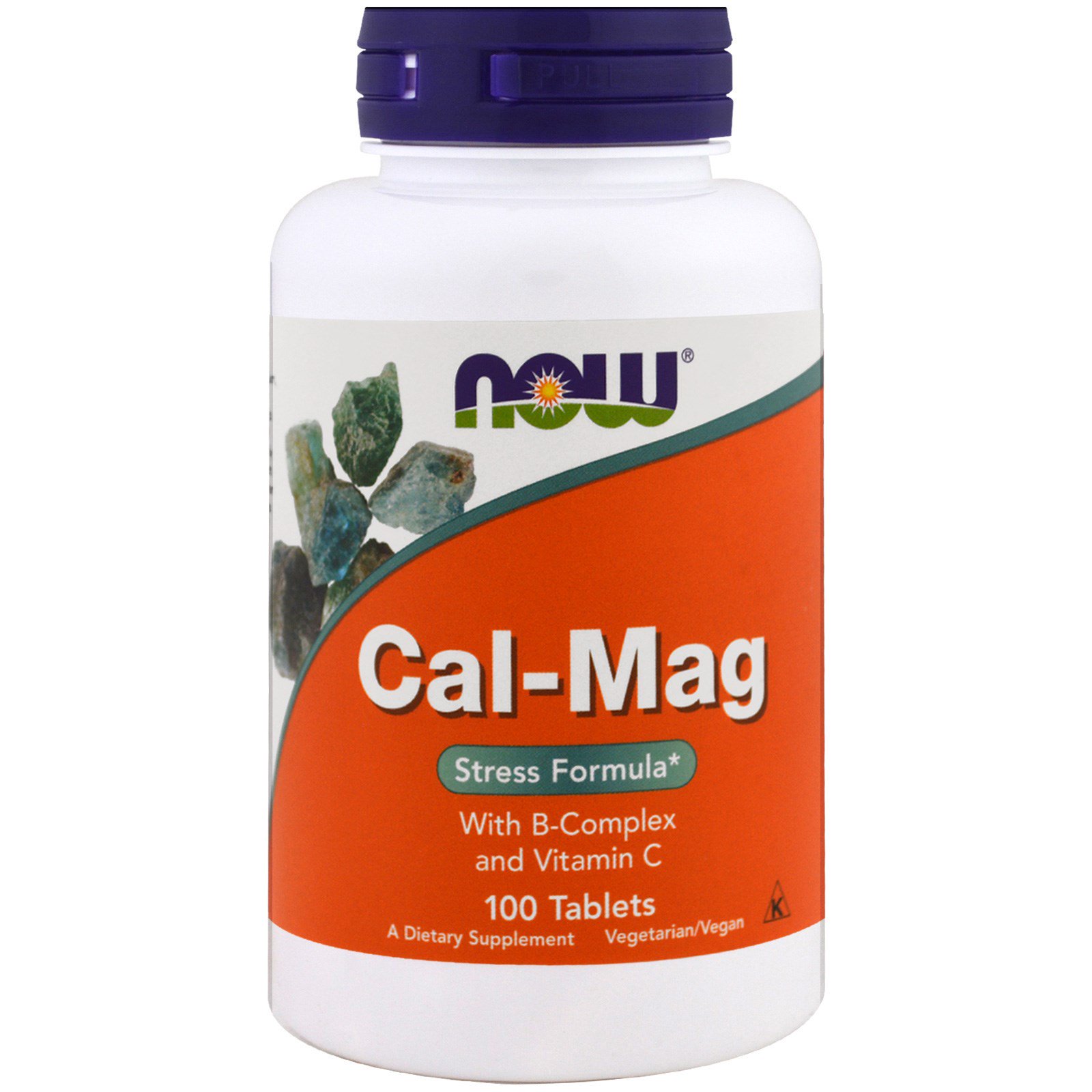 Now Foods, Cal-Mag, Stress Formula, 100 Tablets - iHerb