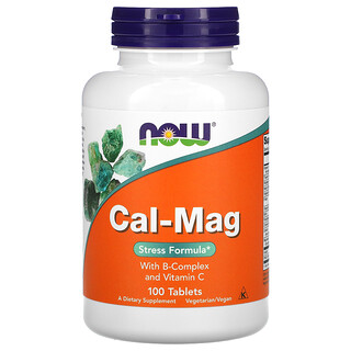 Now Foods, Cal-Mag, Stress Formula, 100 Tablets