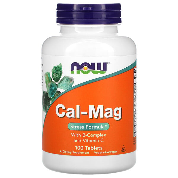Now Foods, Cal-Mag, Stress Formula, 100 Tablets