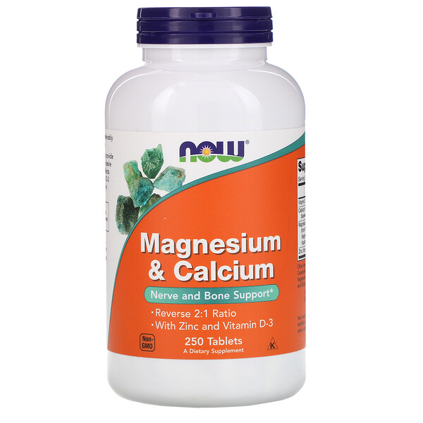 Magnesium & Calcium, 250 Tablets