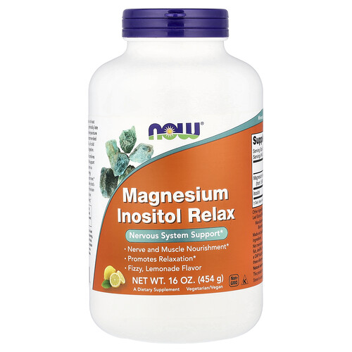 NOW Foods, Magnesium Inosit Relax, Limonade, 454 g (16 oz.)