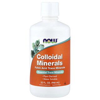 NOW Foods, Colloïdale mineralen, 946 ml