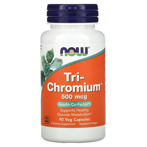 Tri-Chromium, 500 мкг, 90 вегетарианских капсул