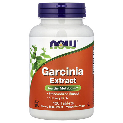 Product Image for NOW Foods, Garcinia Extract, 120 Tablets