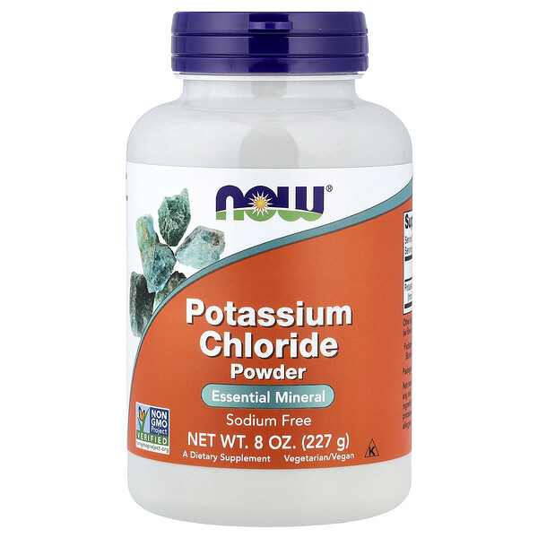 NOW Foods Potassium Chloride Powder, 8 oz (227 g)