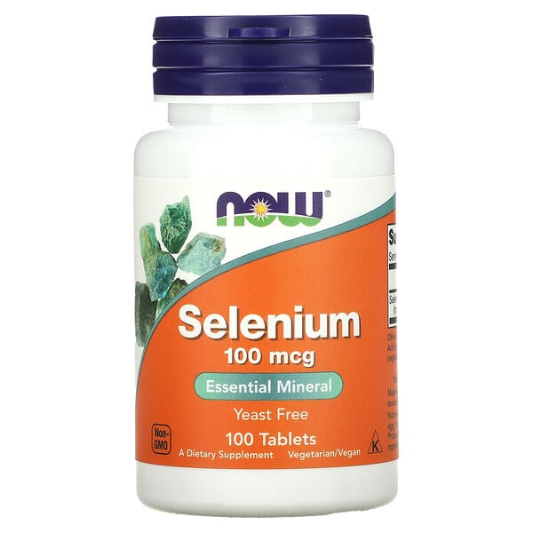 Selenium, 100 mcg, 100 Tablets
