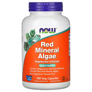 Отзывы о Now Foods, Red Mineral Algae, 180 Veg Capsules