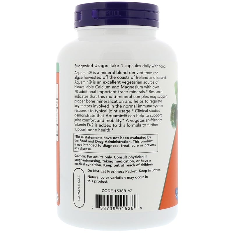 Now Foods, Red Mineral Algae, 180 Veg Capsules - iHerb