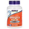NOW Foods, Huile de poisson riche en oméga-3, 1000 mg, 180 EPA - 120 DHA, 100 capsules à enveloppe molle
