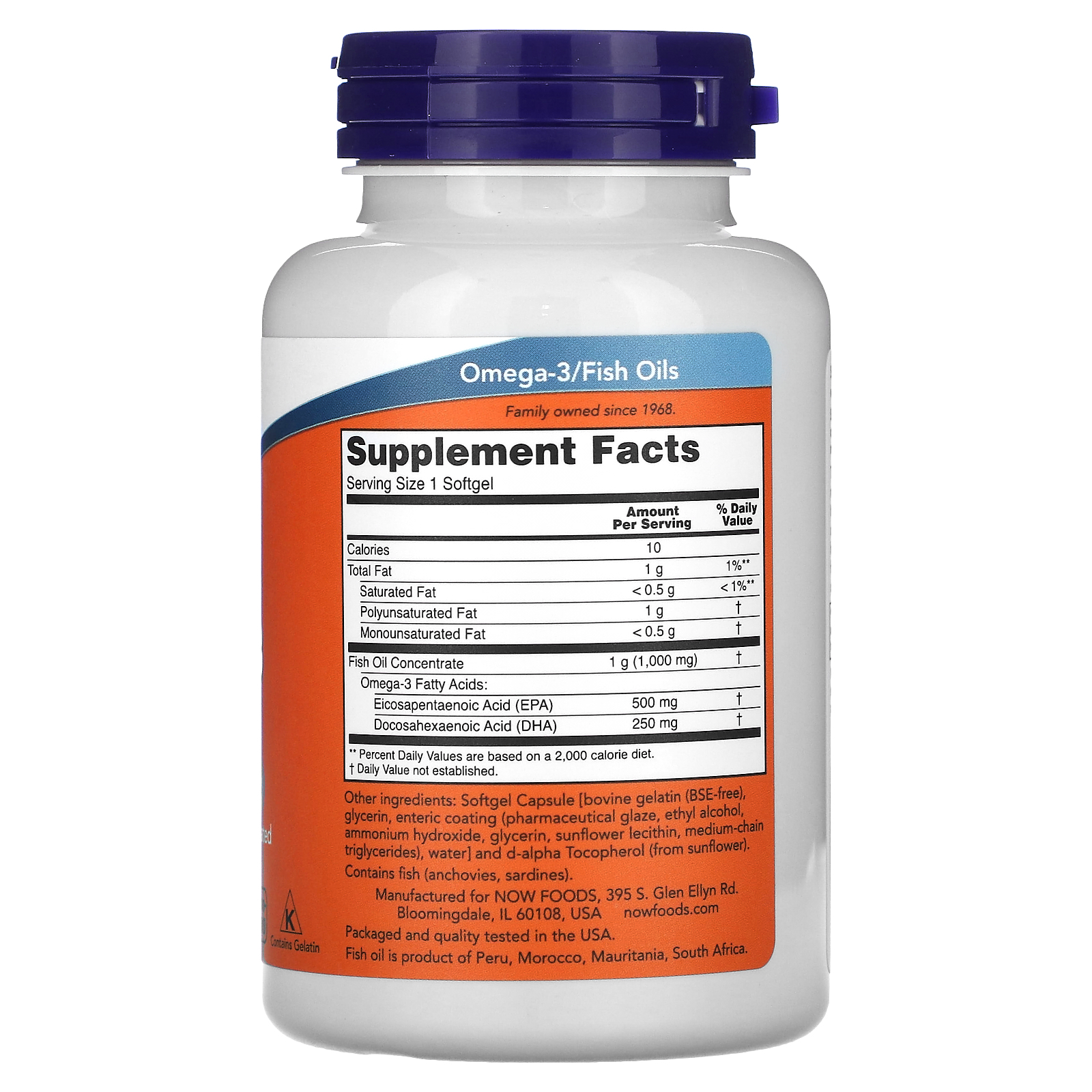 NOW Foods, Ultra Omega3 Fish Oil, 90 Softgels