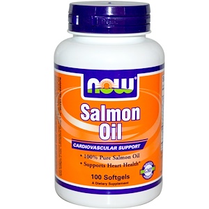 Now Foods, Salmon Oil, 100 Softgels отзывы