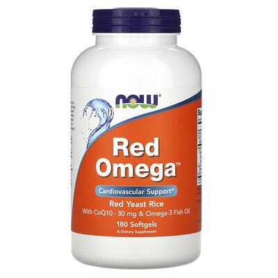 Now Foods Red Omega, 180 гелевых капсул