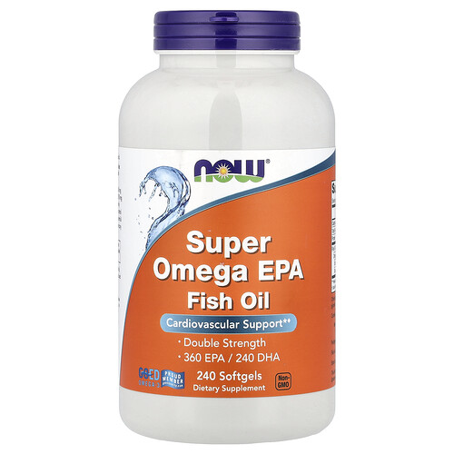 NOW Foods, Super Omega EPA Fish Oil, 240 Softgels (1,000 mg per Softgel)