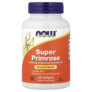NOW Foods, Superprimula, 60 mykgeler
