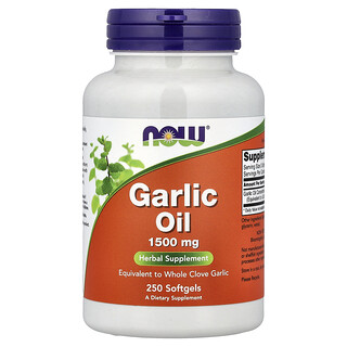 NOW Foods, Garlic Oil, 250 Softgels (3 mg per Softgel)