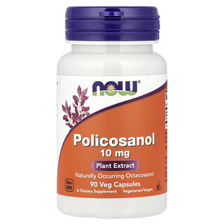 NOW Foods, Policosanol, 10 mg, 90 Veg Capsules
