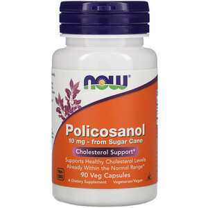 Отзывы о Now Foods, Policosanol, 10 mg, 90 Veg Capsules