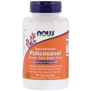 Отзывы о Now Foods, Extra Strength Policosanol, 40 mg, 90 Veg Capsules