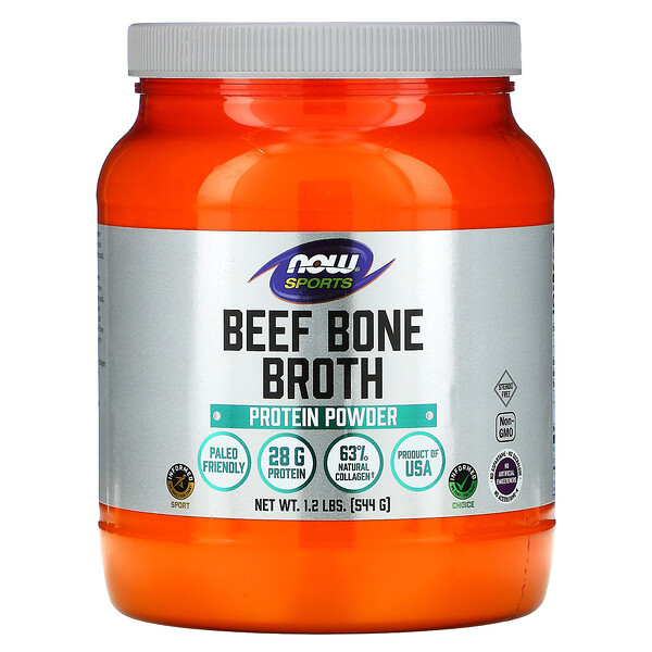Now Foods, Sports, ΠΏΡΠΎΡΠ΅ΠΈΠ½ΠΎΠ²ΡΠΉ ΠΏΠΎΡΠΎΡΠΎΠΊ ΠΈΠ· Π³ΠΎΠ²ΡΠΆΡΠ΅Π³ΠΎ ΠΊΠΎΡΡΠ½ΠΎΠ³ΠΎ Π±ΡΠ»ΡΠΎΠ½Π°, 544Β Π³ (1,2Β ΡΡΠ½ΡΠ°)