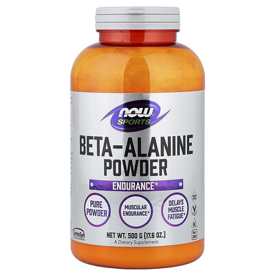 NOW Foods, Sports, Beta-alanina, 500 g (17,6 oz)