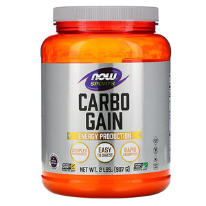 Отзывы о Now Foods, Sports, Carbo Gain, 2 lbs (907 g)