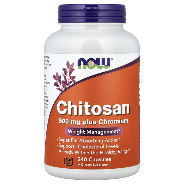 NOW Foods Chitosan, 240 Veg Capsules