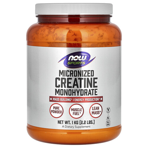 Now Foods Sports, Micronized Creatine Monohydrate, 2.2 lbs (1 kg)