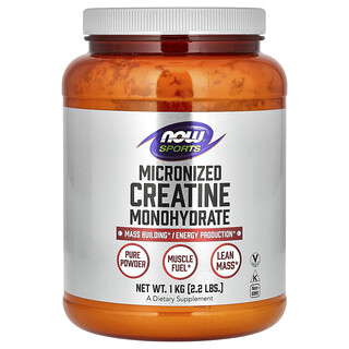 NOW Foods, Sports, Micronised Creatine Monohydrate, 2.2 lbs (1 kg)